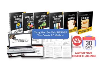 Fast and Simple Course Creation with the Power of Easy to Create Printables