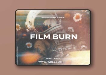 Film Blur Retro Grain Frame Photo Effect