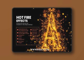 Fire Effects for Shape, Text & Logo