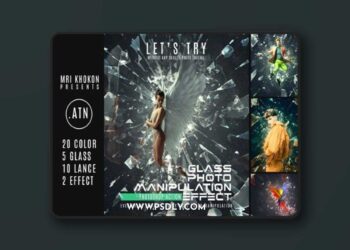 Glass Photo Manipulation Effect