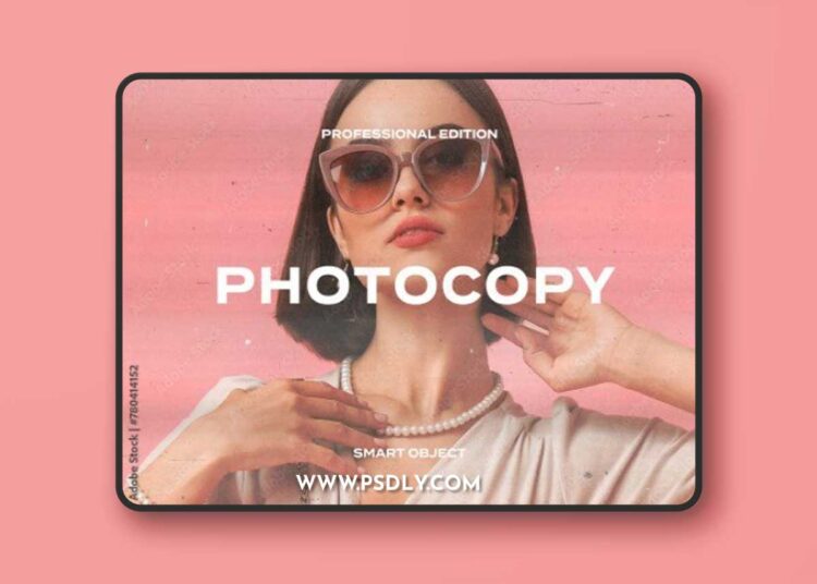 Photocopy Risograph Grain Film Frame Photo Effect 1 Photocopy Risograph Grain Film Frame Photo Effect