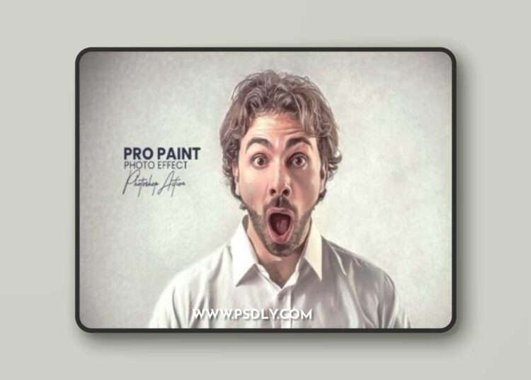 Pro Paint Effect Photoshop Action 1 Pro Paint Effect Photoshop Action