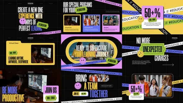 Videohive Colorful Online Course 51127577 1 Videohive Colorful Online Course 51127577