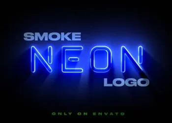 Videohive Neon And Smoke Logo 52972343
