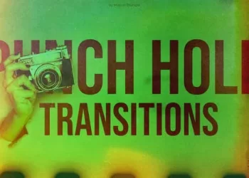 Videohive Punch Hole Transitions 52776576