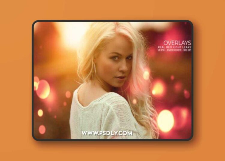 50 Real Red Light Leaks Overlays 1 50 Real Red Light Leaks Overlays