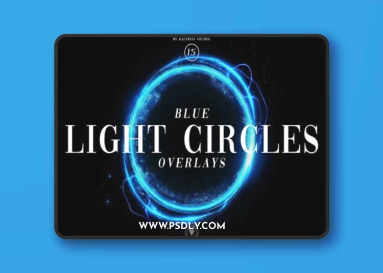 Blue Light Circles Overlays 1 Blue Light Circles Overlays