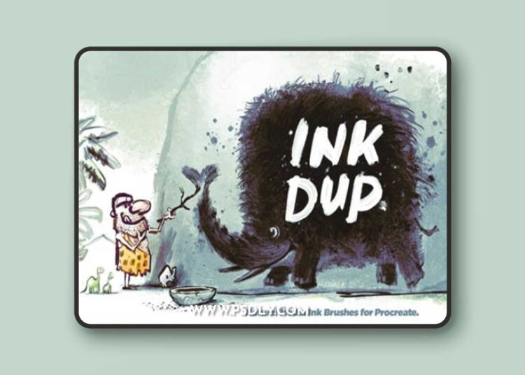 INKDUP - Natural Media Ink Brushes for Procreate 1 INKDUP - Natural Media Ink Brushes for Procreate