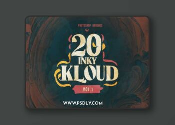 Inky Kloud Photoshop Brushes Pack