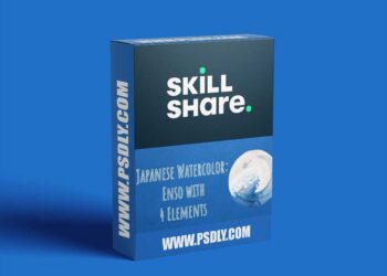 Japanese Watercolor: Enso with Nature's 4 Elements for Beginners