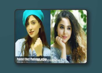 Painted Effect Action for Photoshop