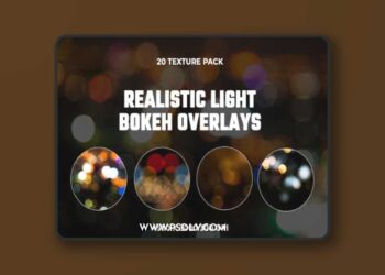 Realistic Light Bokeh Overlays