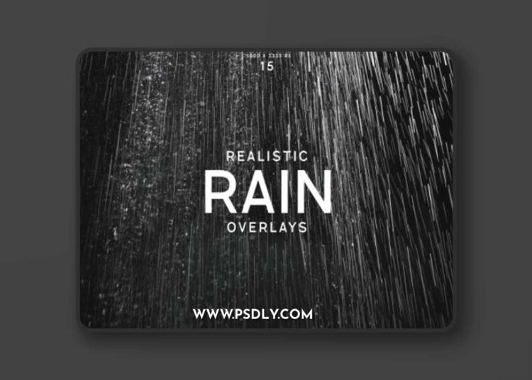 Realistic Rain Overlays 1 Realistic Rain Overlays