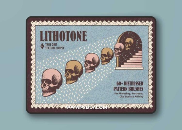 True Grit Texture Supply - Lithotone for Photoshop 1 True Grit Texture Supply - Lithotone for Photoshop