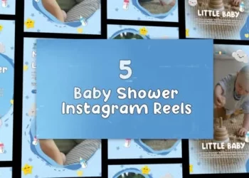 Videohive Baby Shower Instagram Pack 53217696