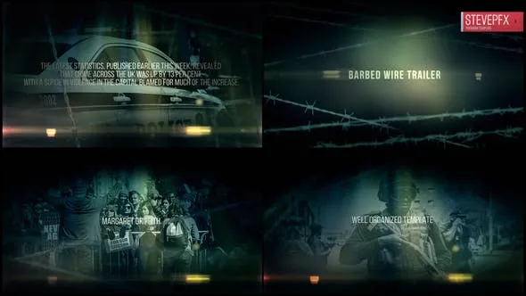 Videohive Barbed Wire Trailer 21921993 1 Videohive Barbed Wire Trailer 21921993
