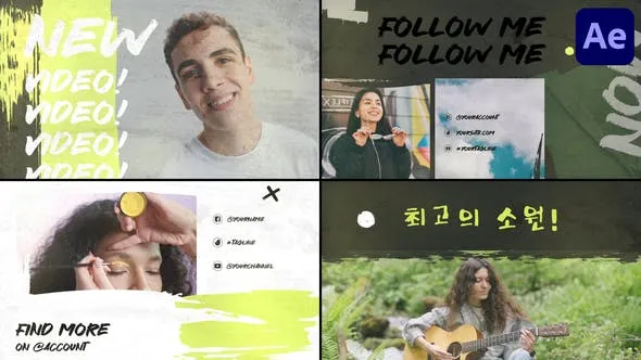 Videohive Brush End Screens for After Effects 53533010 1 Videohive Brush End Screens for After Effects 53533010