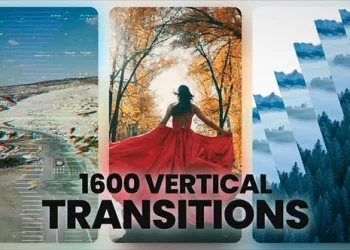 Videohive Vertical Transitions 53244977