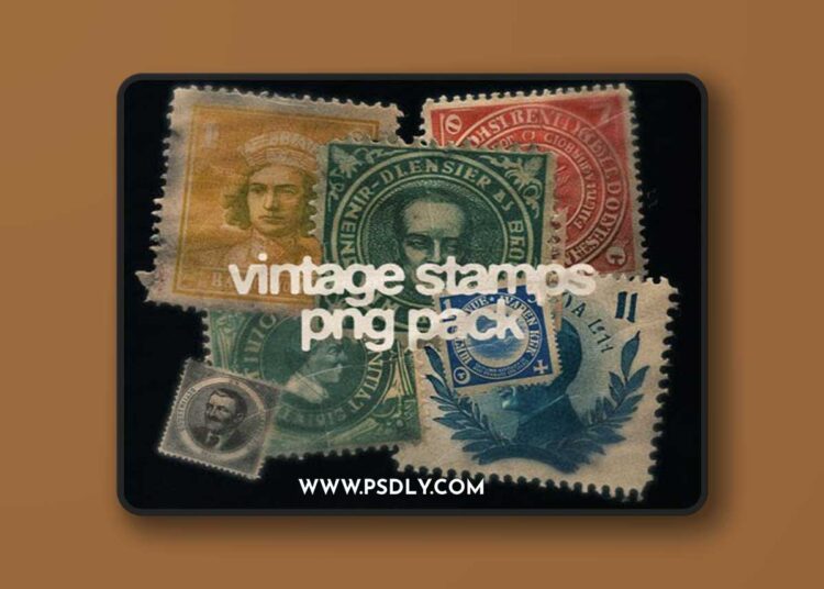 10 Vintage Stamps Pack 1 10 Vintage Stamps Pack