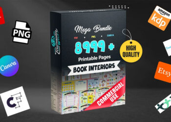 +9000 Printable Pages | Activities For Kids | Commercial Use – All-In-One Learning Bundle