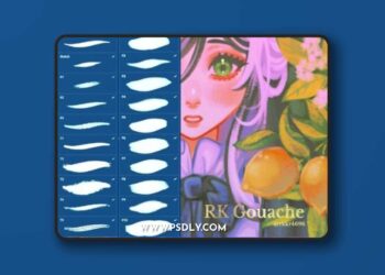 Gouache Painting Brushes for Procreate