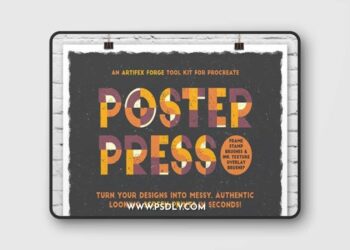 Poster Press – Procreate Screen Print Creator WN3ZY4H