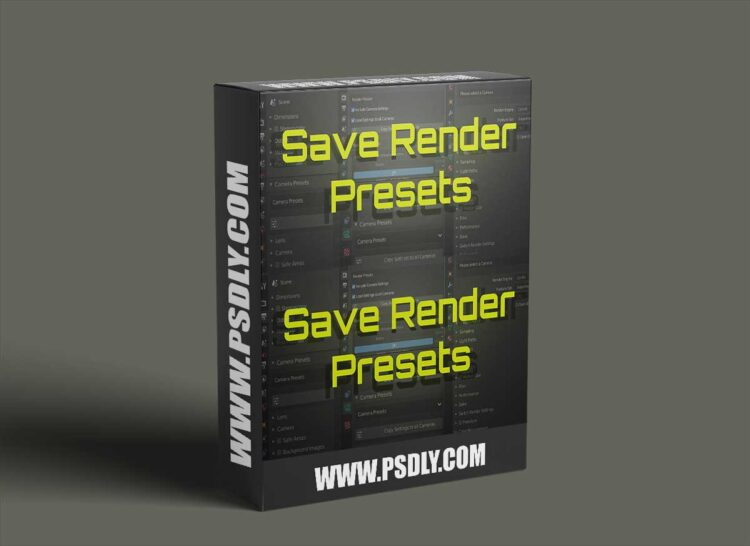 Save Render Presets v1.4.7 for Blender 1 Save Render Presets v1.4.7 for Blender