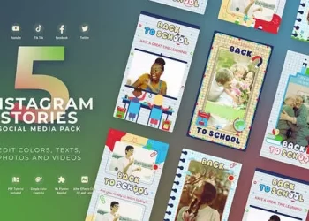 Videohive Back To School Education Instagram Vertical Stories 53545013