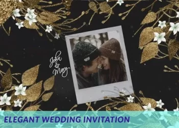 Videohive Elegant Floral Wedding Invitation 54031507