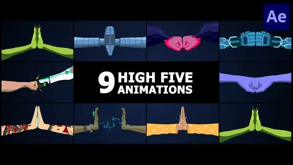 Videohive High Five Animations for After Effects 53685510 1 Videohive High Five Animations for After Effects 53685510