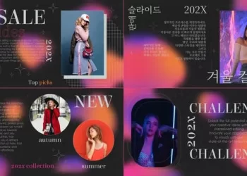 Videohive Neon Gradient Sale Slides for After Effects 54012345