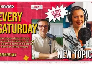 Videohive Red Youtube Intro 53716935