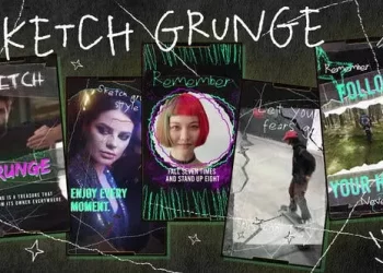 Videohive Sketch Grunge Stories 53696202