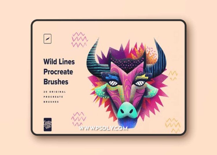 Wild Lines Procreate Brushes M8ZRNND 1 Wild Lines Procreate Brushes M8ZRNND