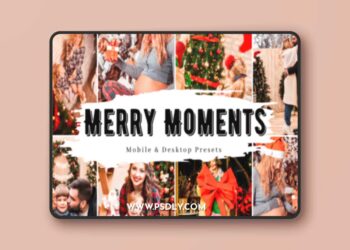 10 Merry Moments Lightroom Presets