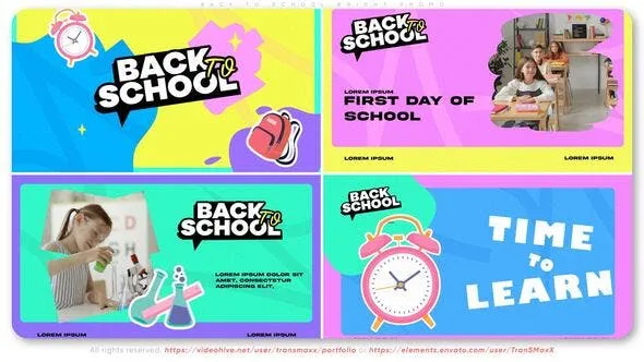 Videohive Back to School Bright Promo 54208210 1 Videohive Back to School Bright Promo 54208210