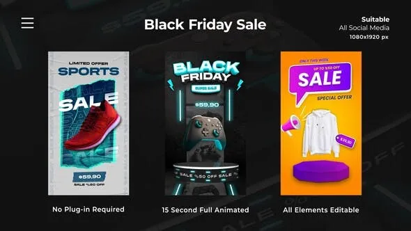 Videohive Black Friday Sale 54105939 1 Videohive Black Friday Sale 54105939