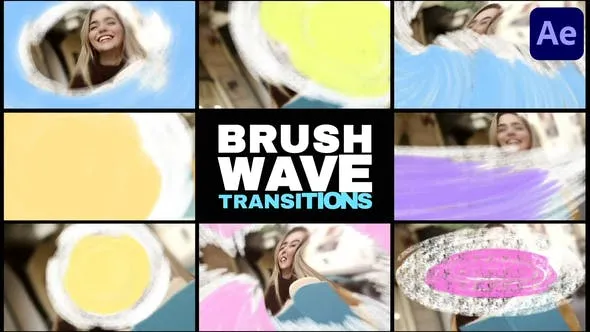 Videohive Brush Wave Transitions for After Effects 54134359 1 Videohive Brush Wave Transitions for After Effects 54134359