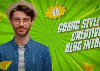 Videohive Comic Style Blog Intro 54095322
