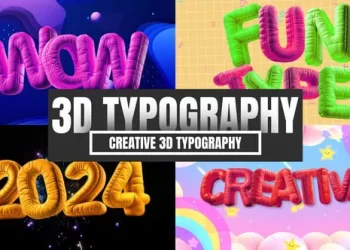 Videohive Creative 3D Typography For After Effects 54346835