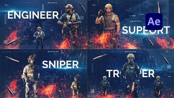 Videohive Military Team 54273485 1 Videohive Military Team 54273485