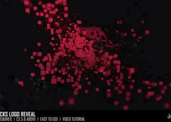 Videohive Pixel Blocks Logo Reveal 54186619