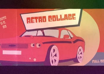 Videohive Retro Collage Opener 54446530