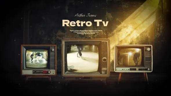 Videohive Retro Tv in Dark Room 54381297 1 Videohive Retro Tv in Dark Room 54381297