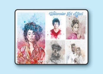 Watercolor Art Photoshop Action