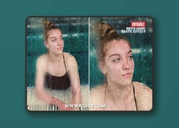 Watercolor Drop Photo Effect