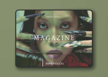 80s Fashion Magazine Effect for Photoshop