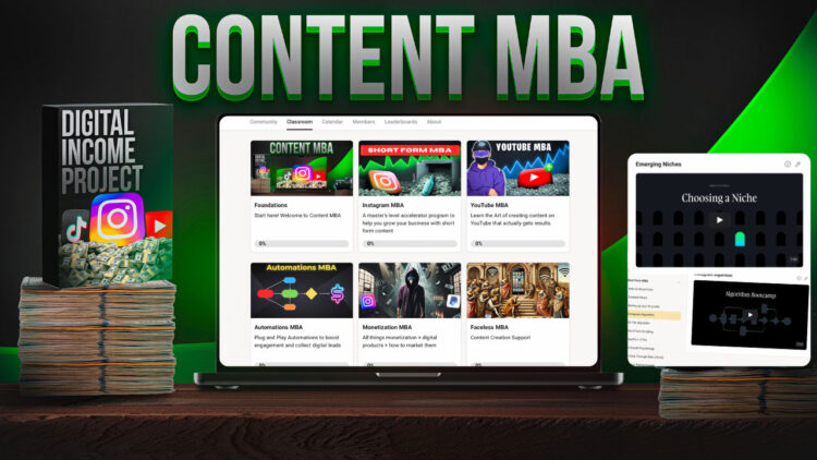 Digital Income Project – Content MBA 1 Digital Income Project – Content MBA