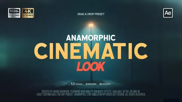 Videohive Anamorphic Cinematic Look 54591266 1 Videohive Anamorphic Cinematic Look 54591266