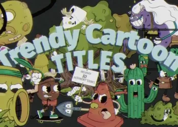 Videohive Trendy Cartoon Titles 54916395